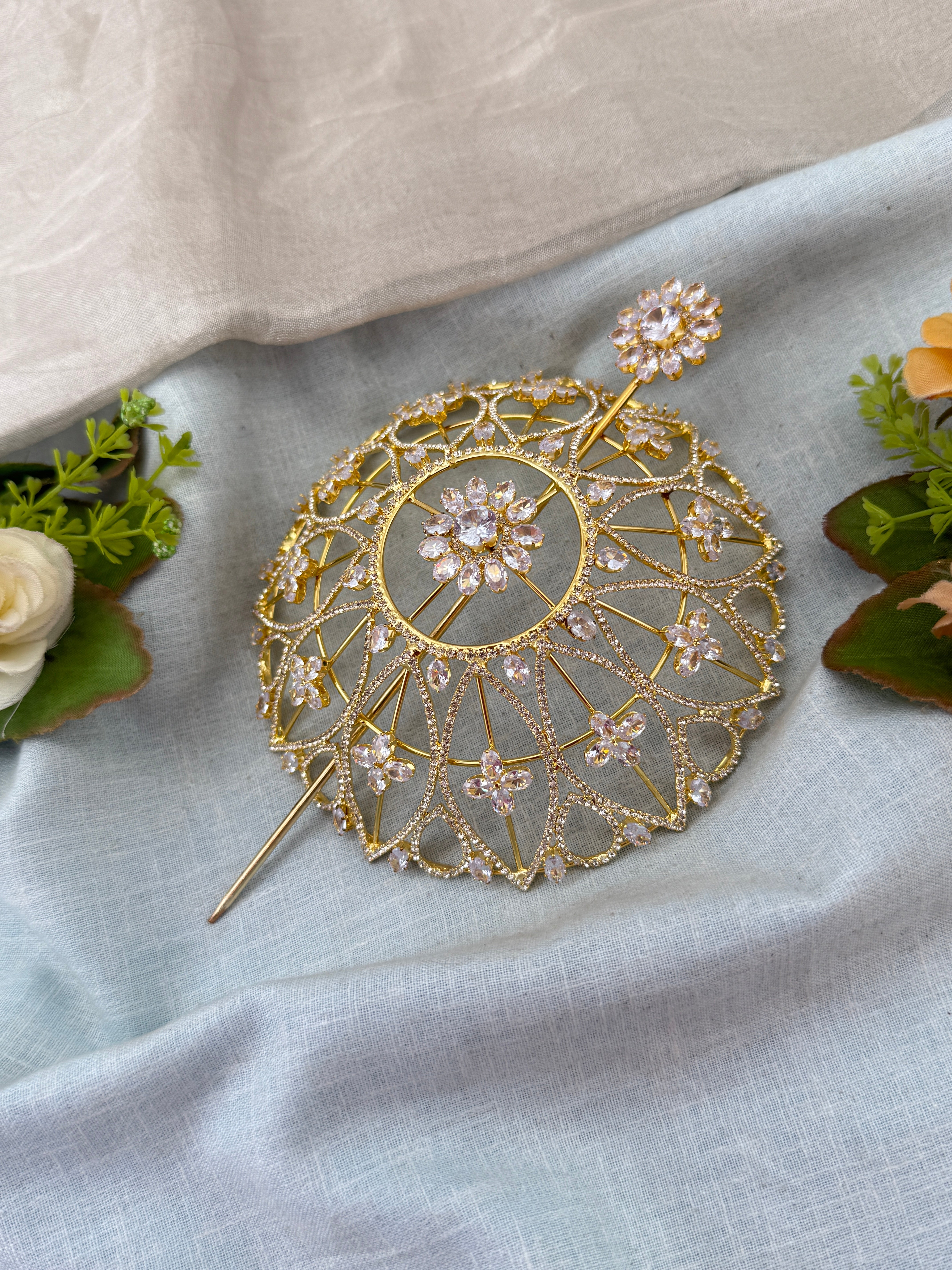 Luxurious Stone Bun Cage Kuppa 0158
