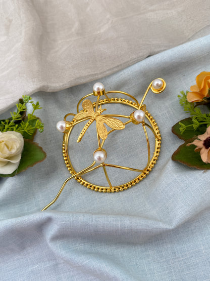 Luxurious Antique Plain Bun Cage Kuppa 0162