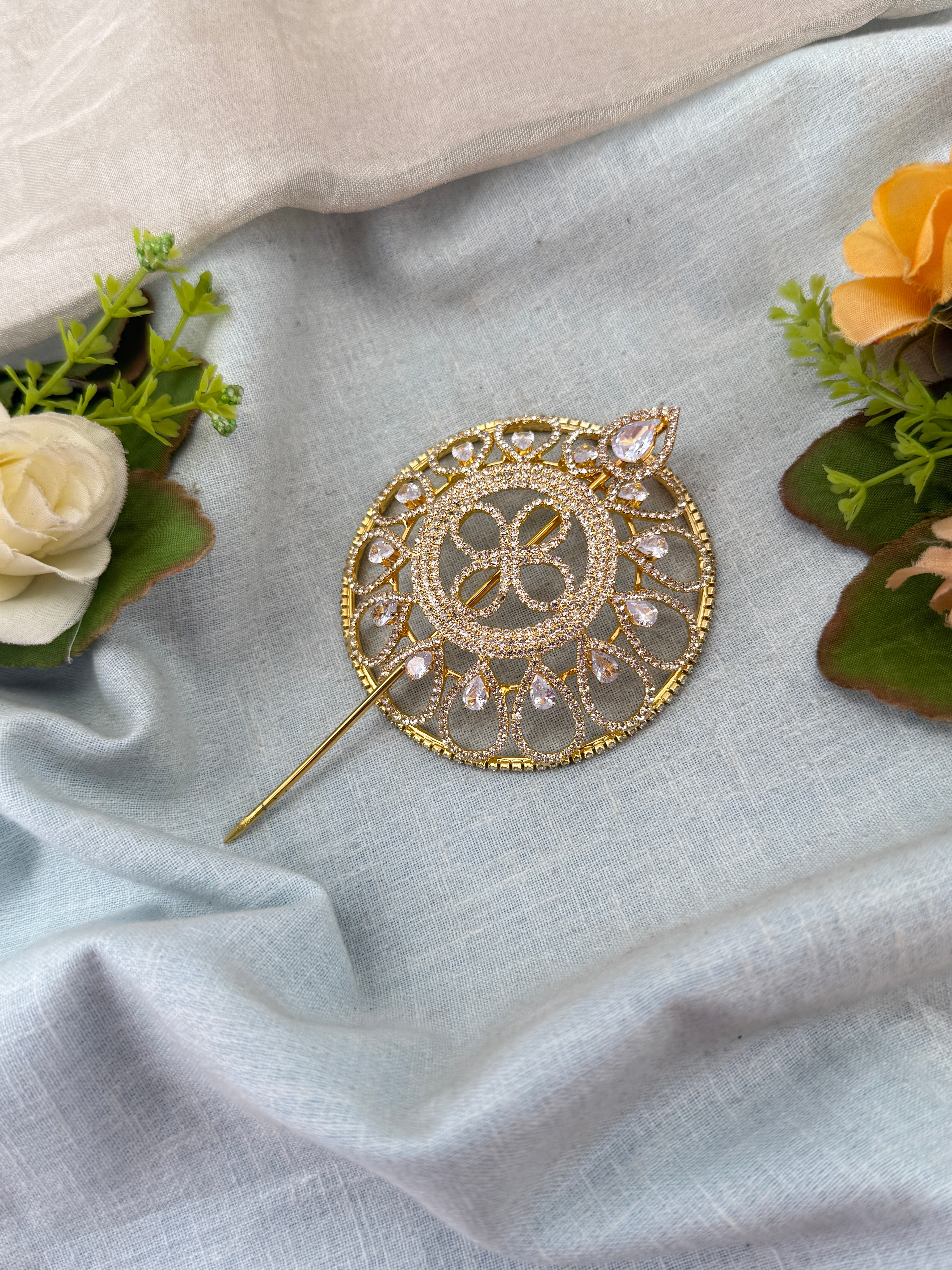 Luxurious Stone Bun Cage Kuppa 0173
