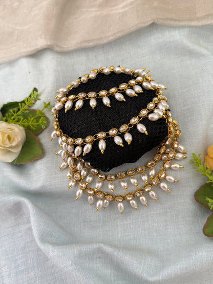 Luxurious Designer Kundan Bun 0183