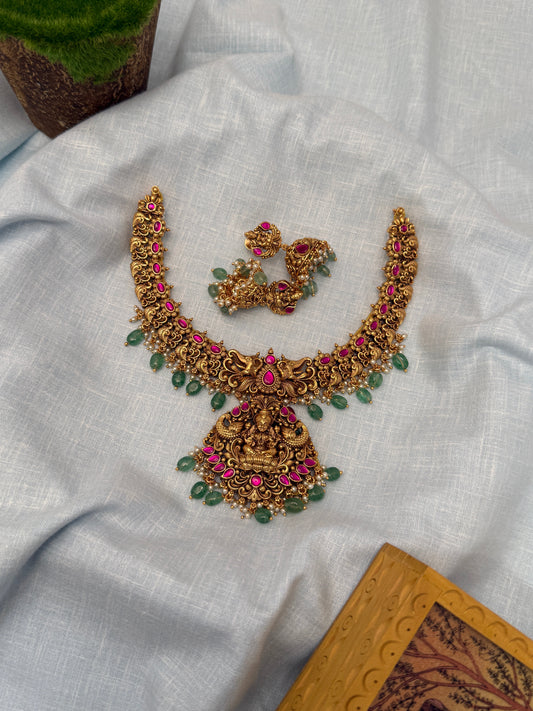 Jadau Necklace Set 155 - Mahilas