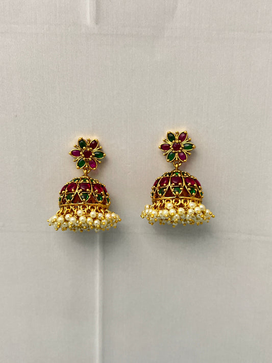 Antique Jhumka 0068 - Mahilas