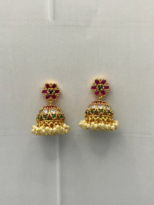 Antique Jhumka 0069 - Mahilas