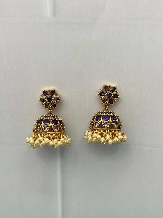 Antique Jhumka 0074 - Mahilas