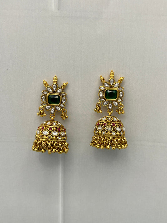 Antique Jhumka 0075 - Mahilas