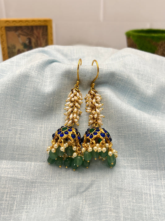 Antique Jhumka 0079 - Mahilas