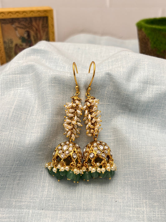 Antique Jhumka 0083 - Mahilas