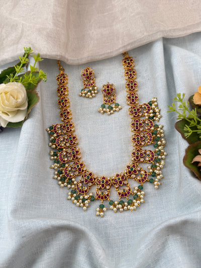 Antique temple necklace for women
