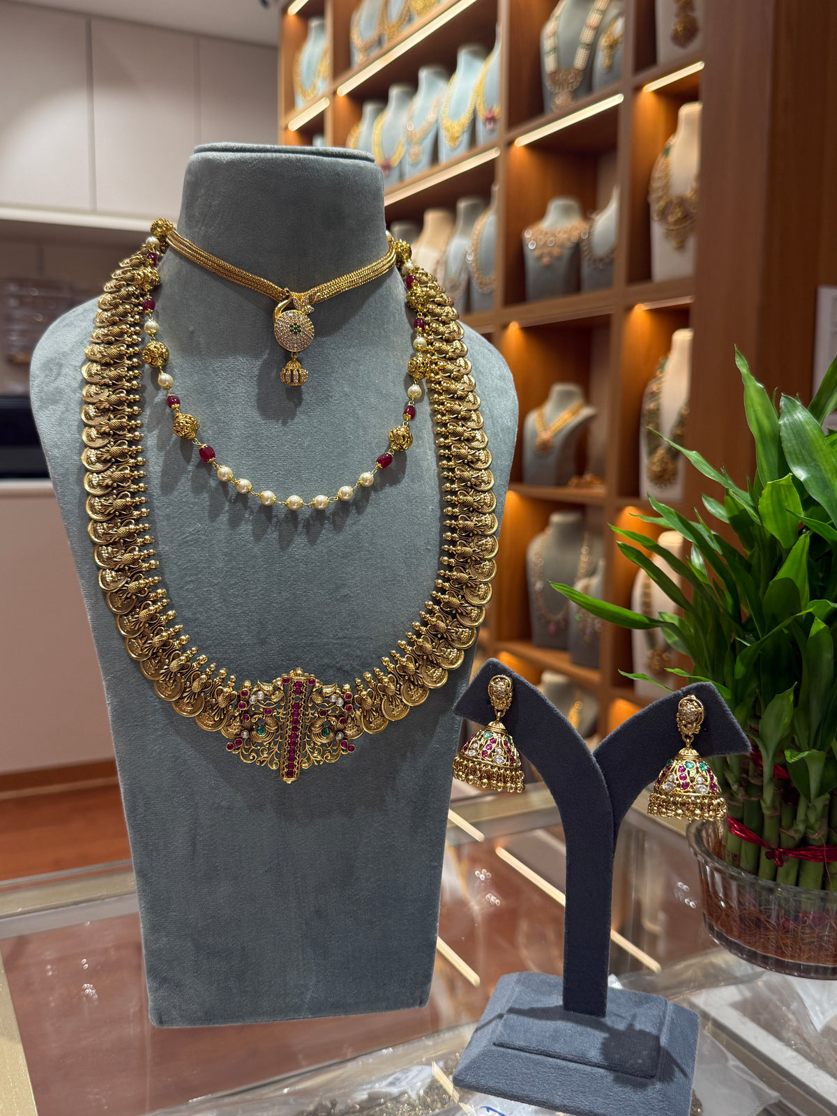 Antique Kaasu Necklace & Antique Designer Necklace Full Set| NC0020