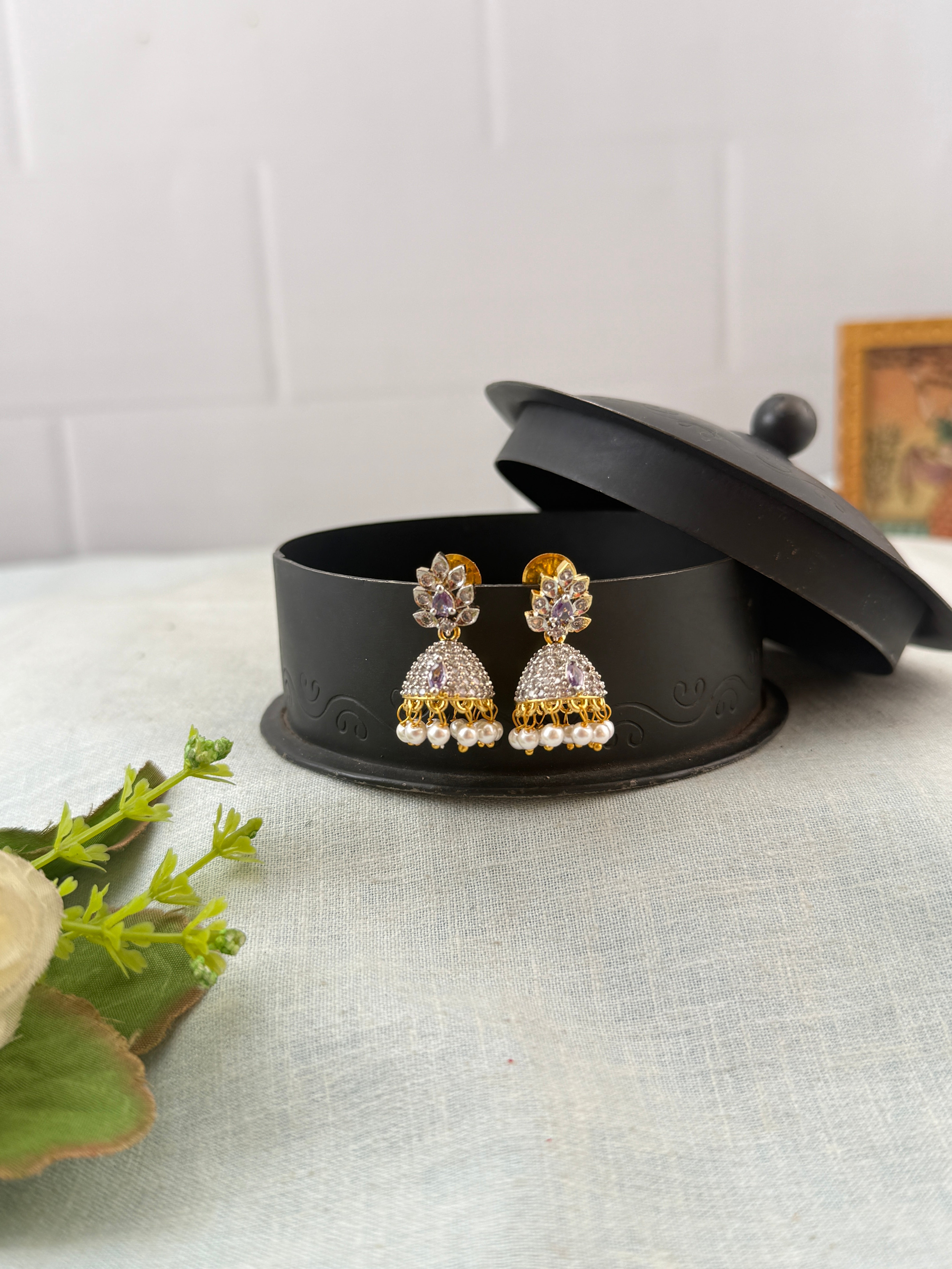 Traditional designer jhumkas for women