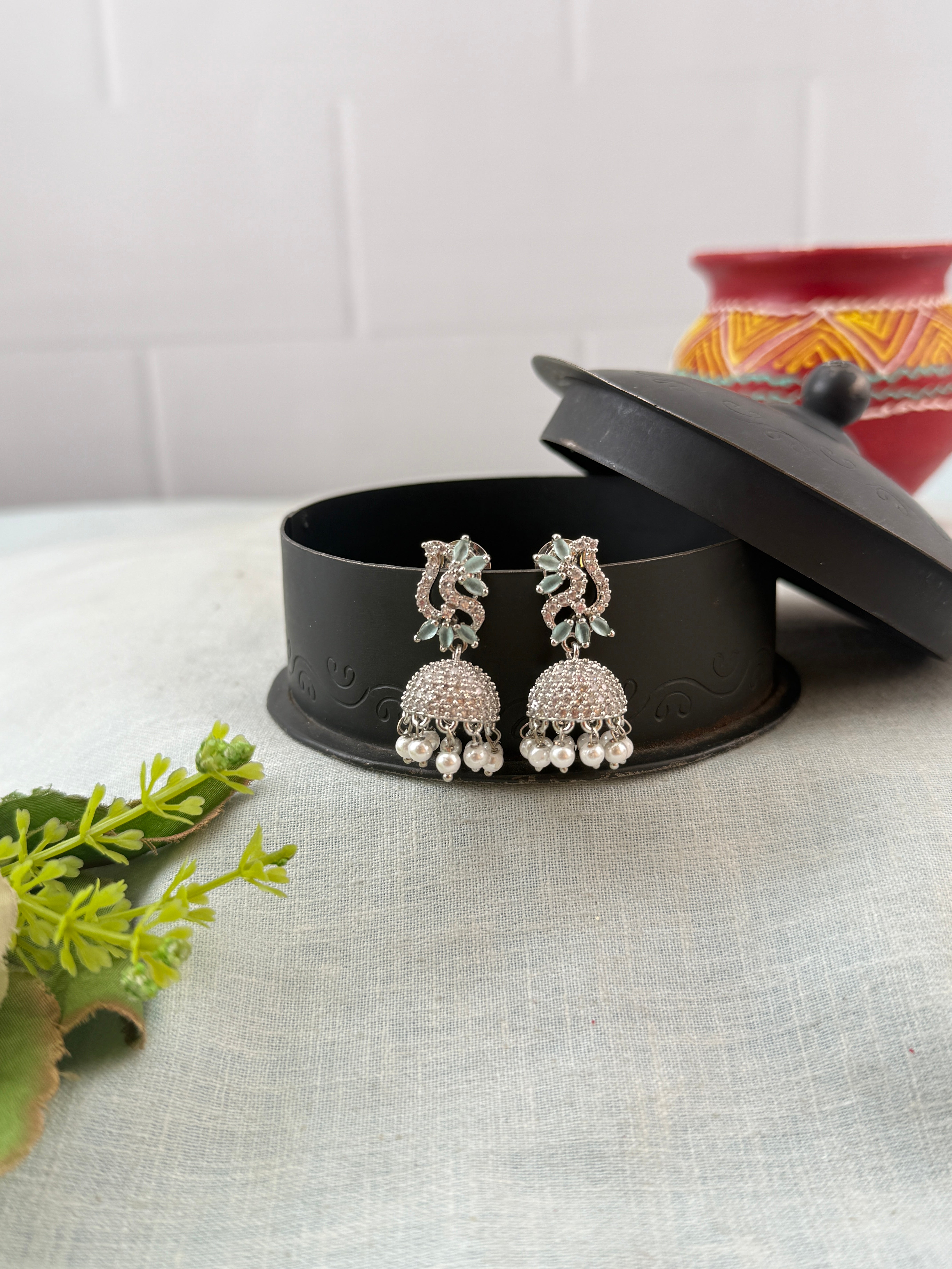 Traditional designer jhumkas for women
