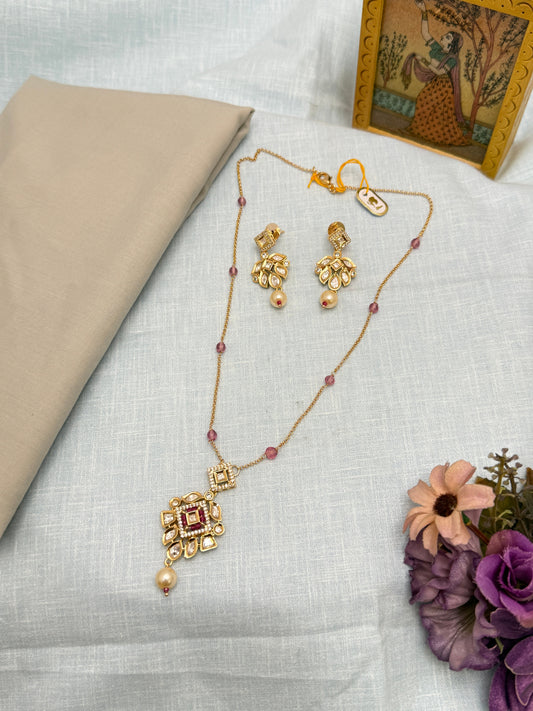 Kundan Necklace 1069 - Mahilas