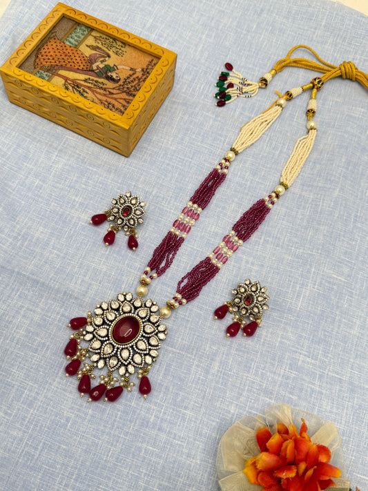 Layered Victorian Necklace Set 177 - Mahilas