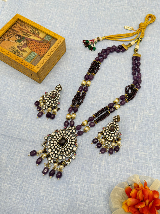 Layered Victorian Necklace Set 179 - Mahilas