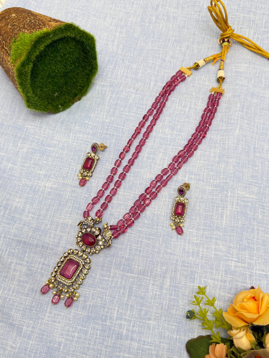 Layered Victorian Necklace Set 186 - Mahilas