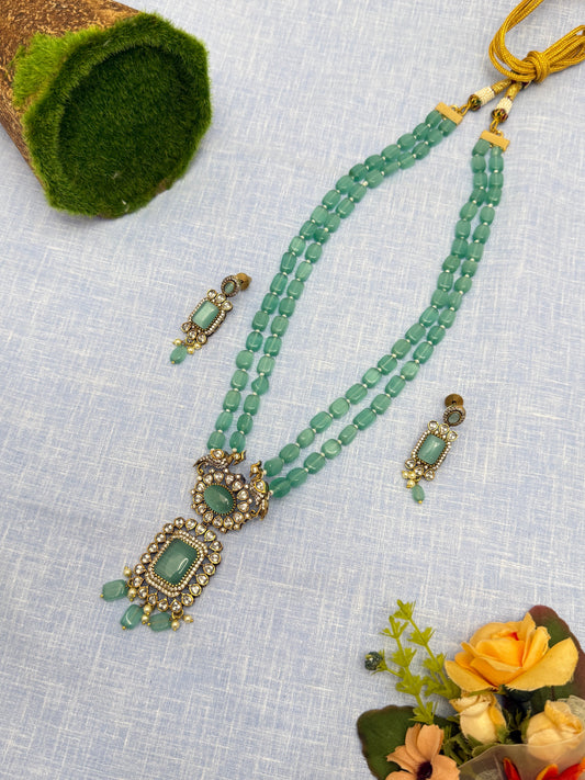 Layered Victorian Necklace Set 188 - Mahilas