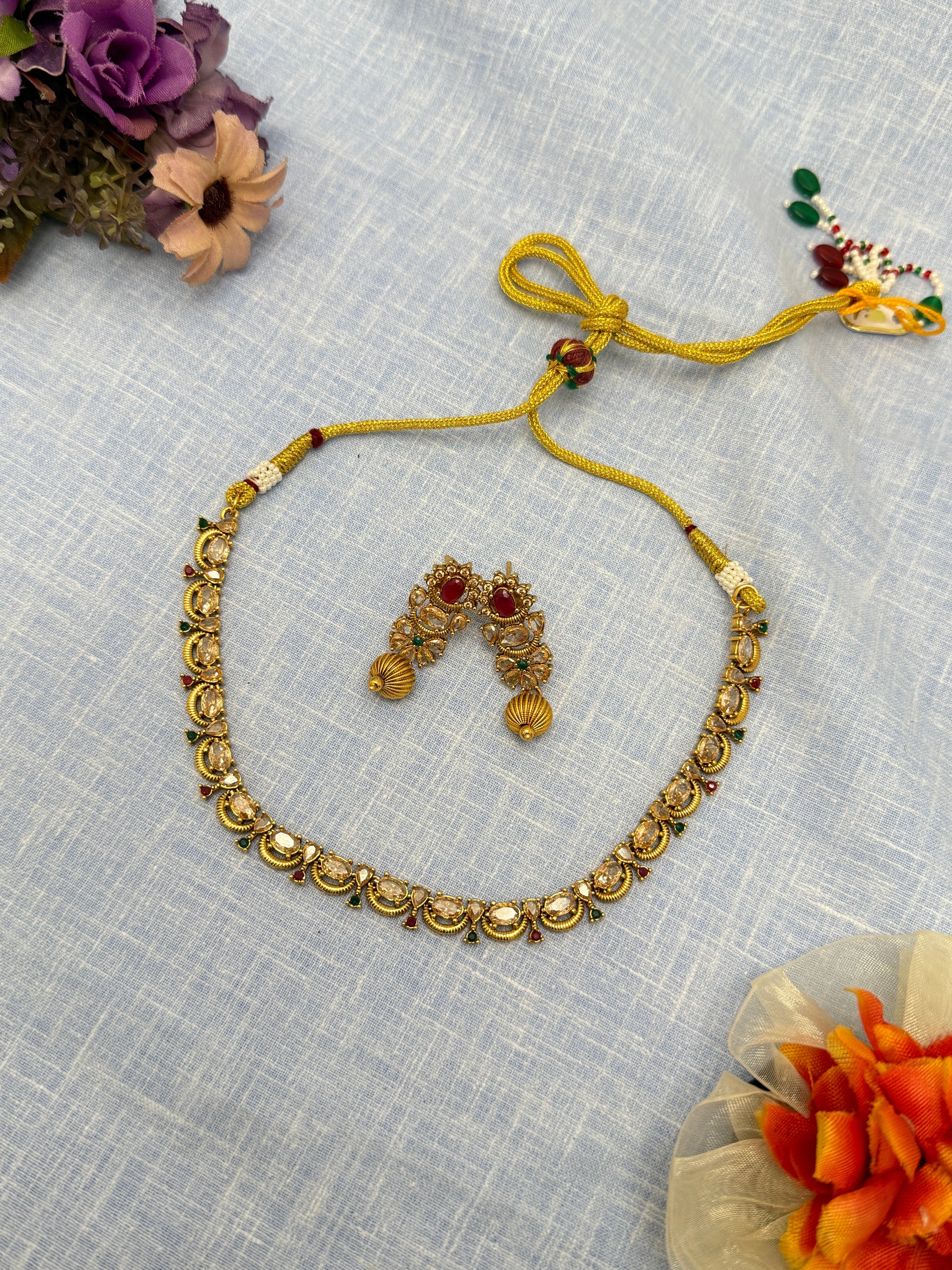 Simple Stone Necklace 0138 - Mahilas