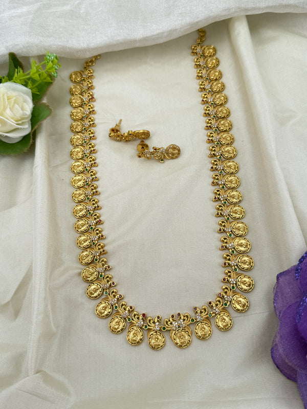 Luxurious Antique Kaasu Necklace Set 0667