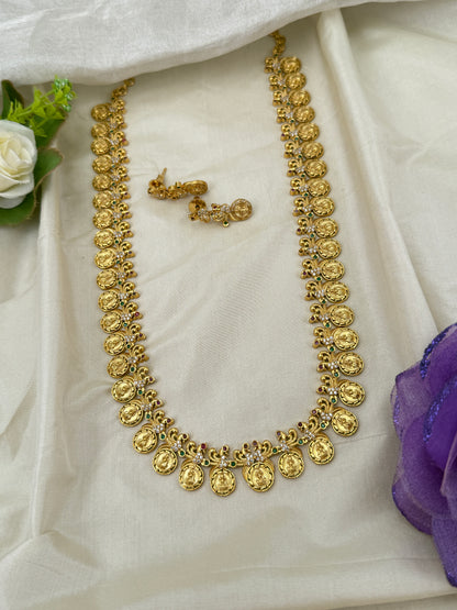 Luxurious Antique Kaasu Necklace Set 0667