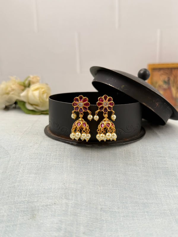 Royal Antique Jhumka Earrings 0897
