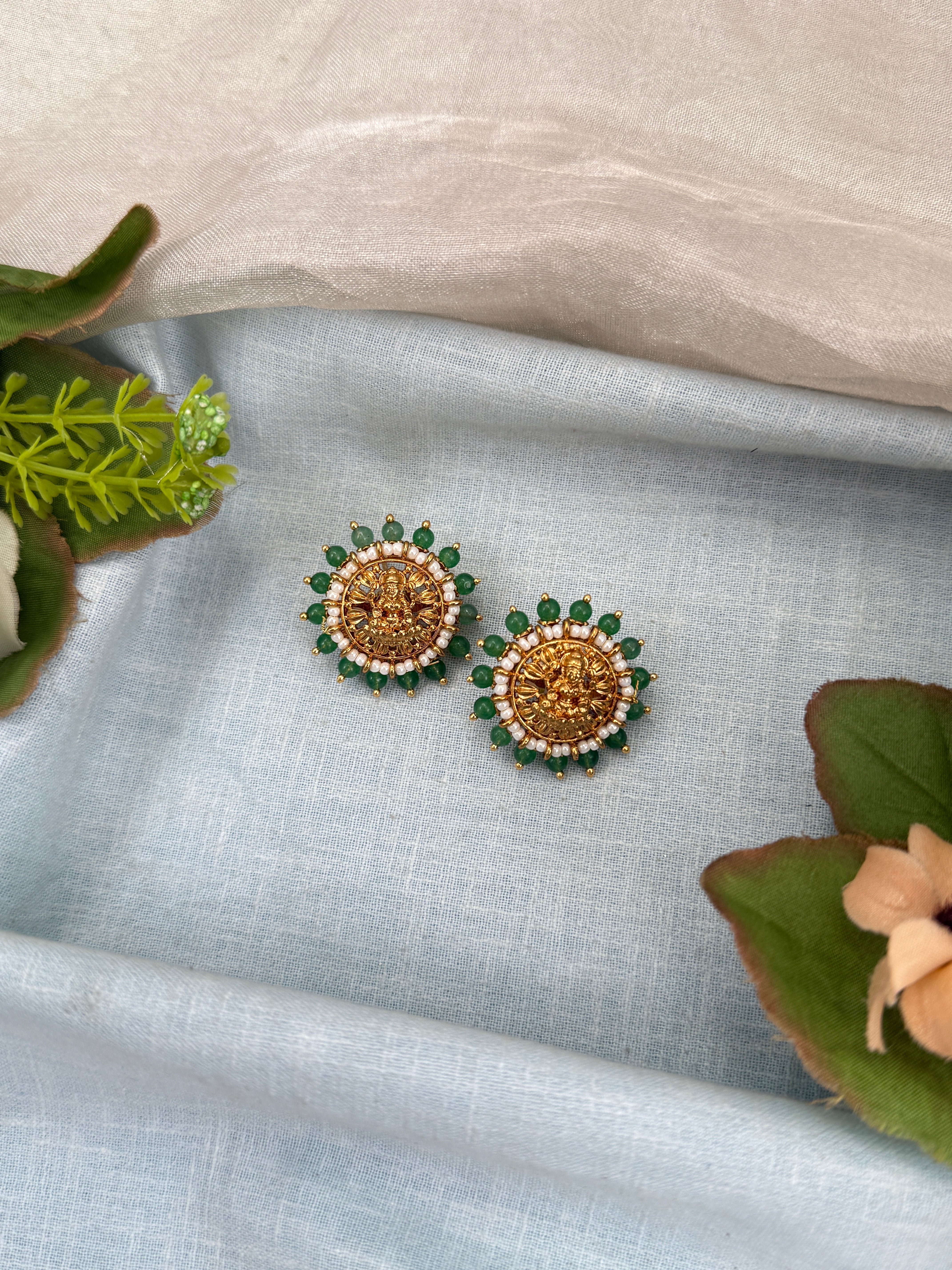 Indian wedding earrings, everyday wear antique earrings, stud design earrings, stud earrings online
