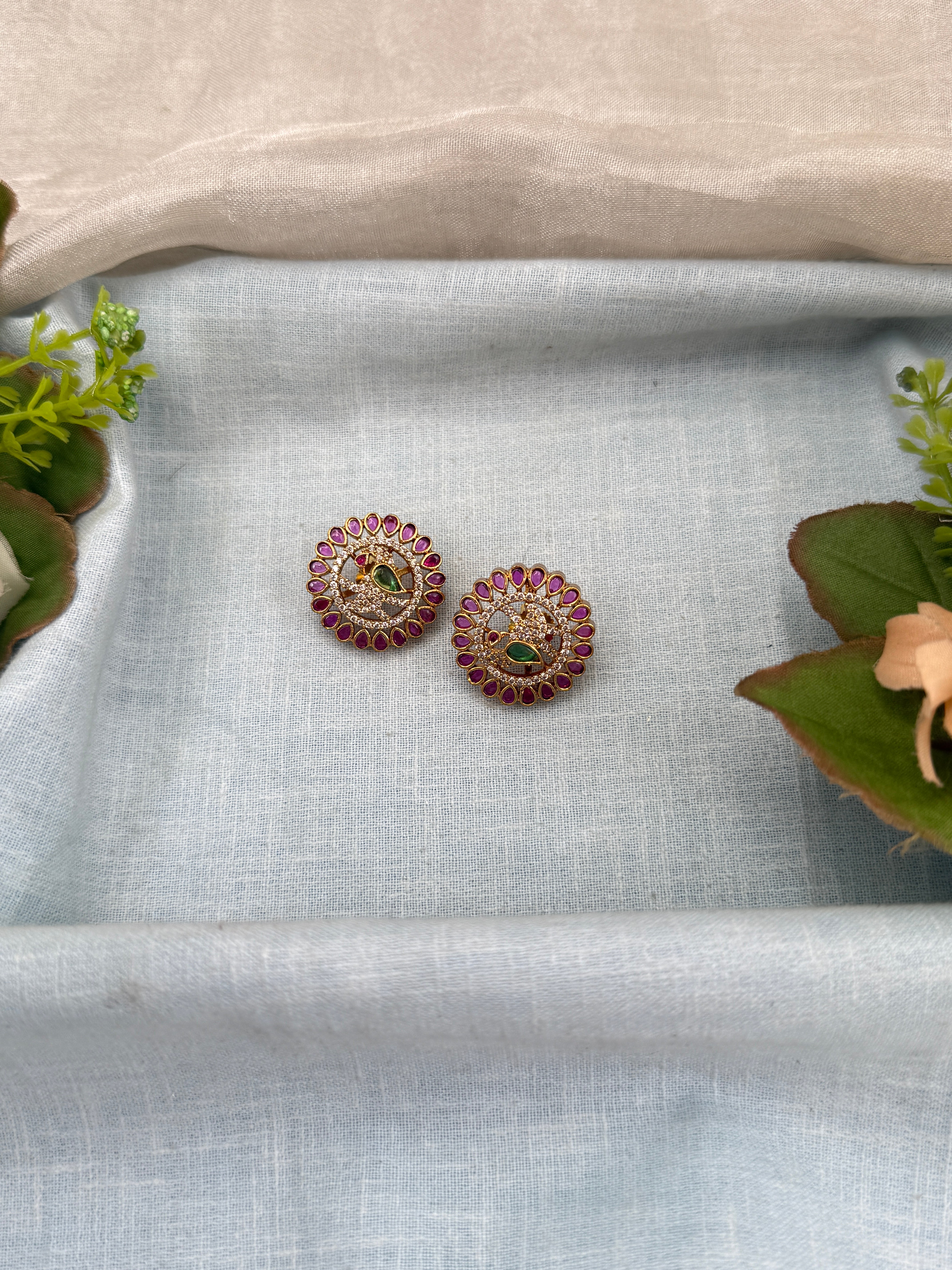 Indian wedding earrings, everyday wear antique earrings, stud design earrings, stud earrings online
