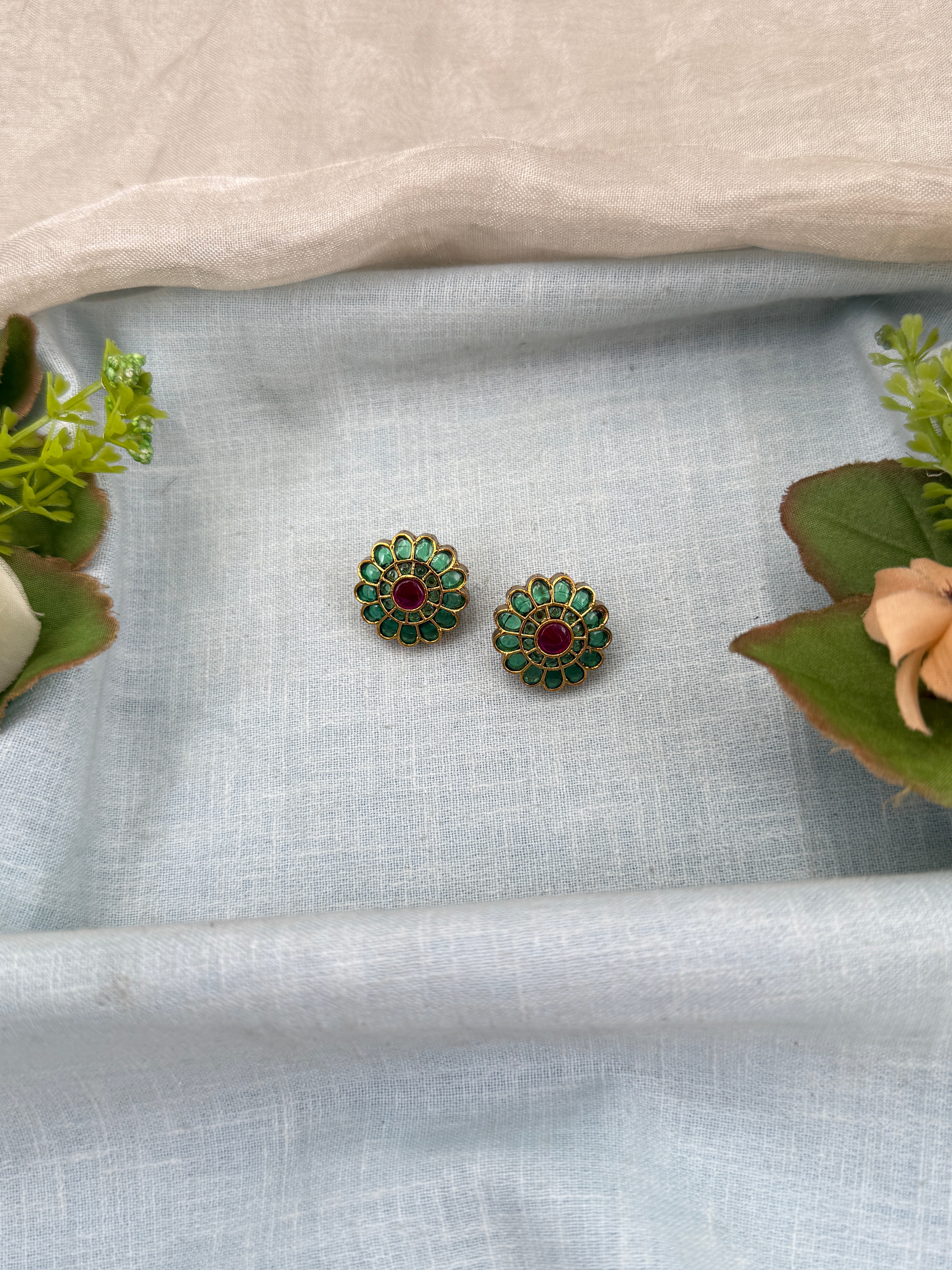 Indian wedding earrings, everyday wear antique earrings, stud design earrings, stud earrings online