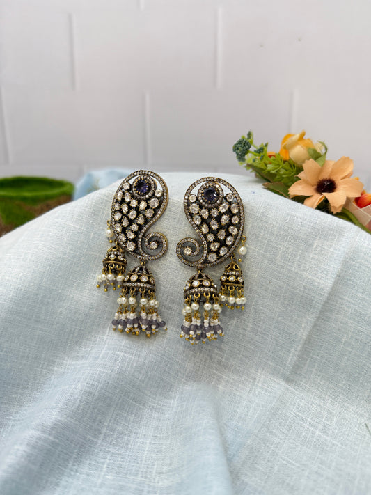 Victorian Earcuff Earrings Jhumka 1106