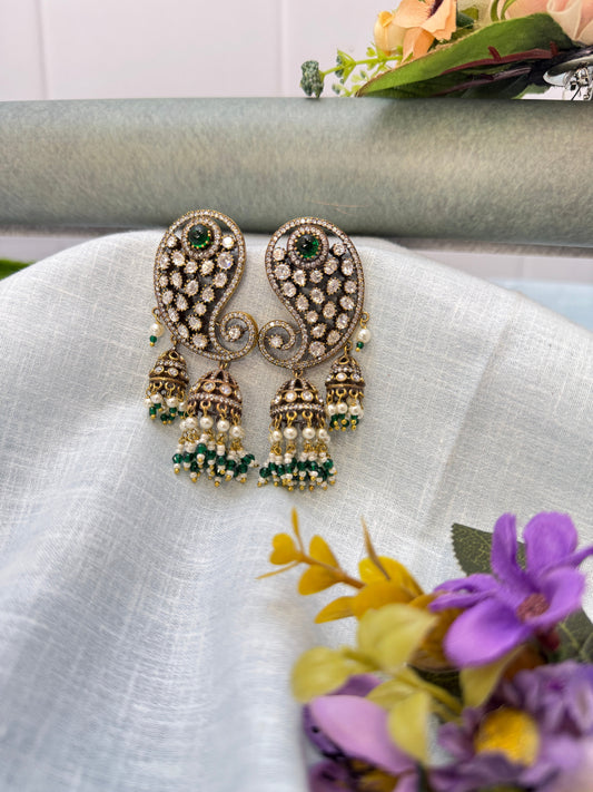 Victorian Earcuff Earrings Jhumka 1109