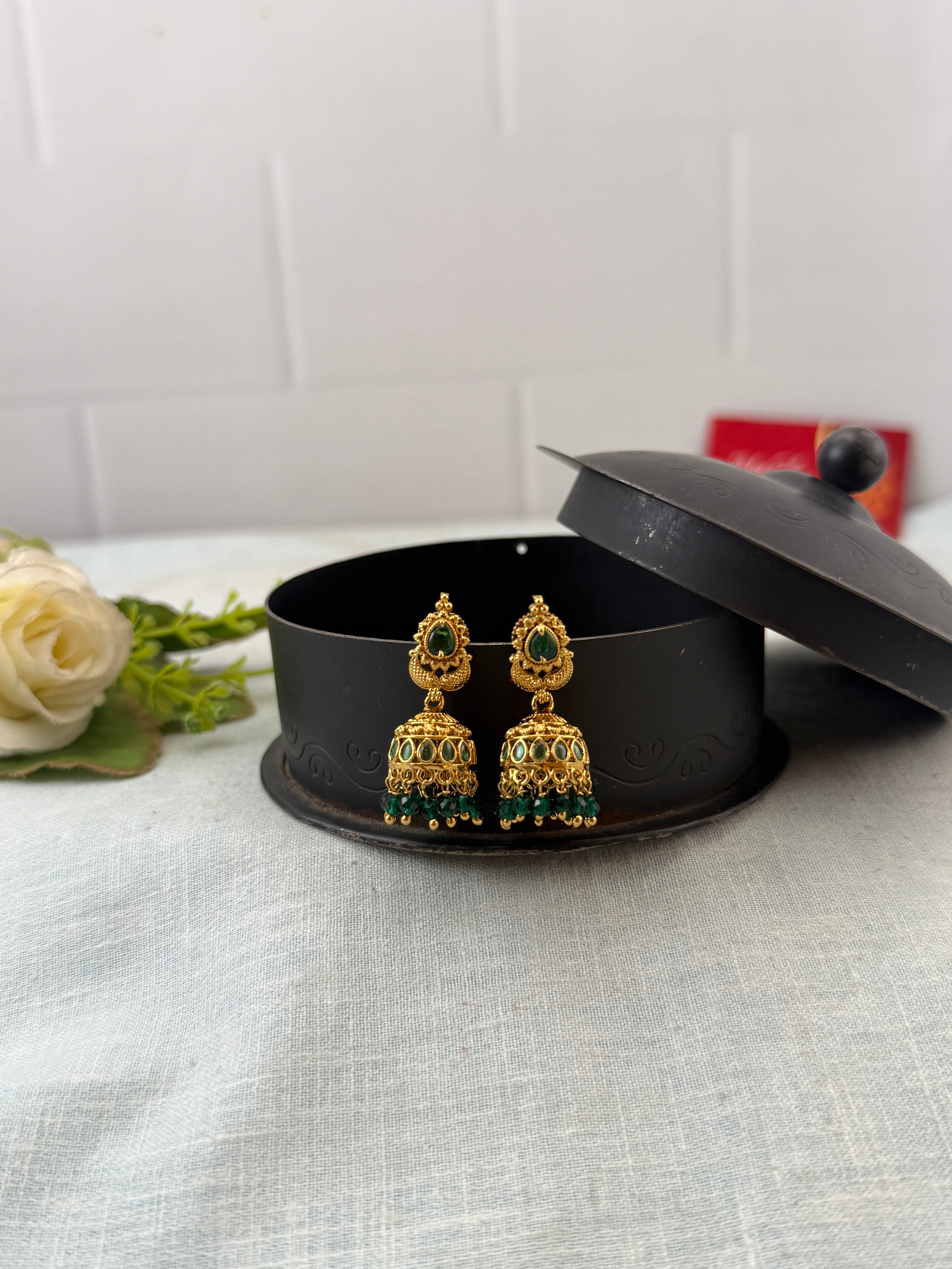 Traditional designer jhumkas for women