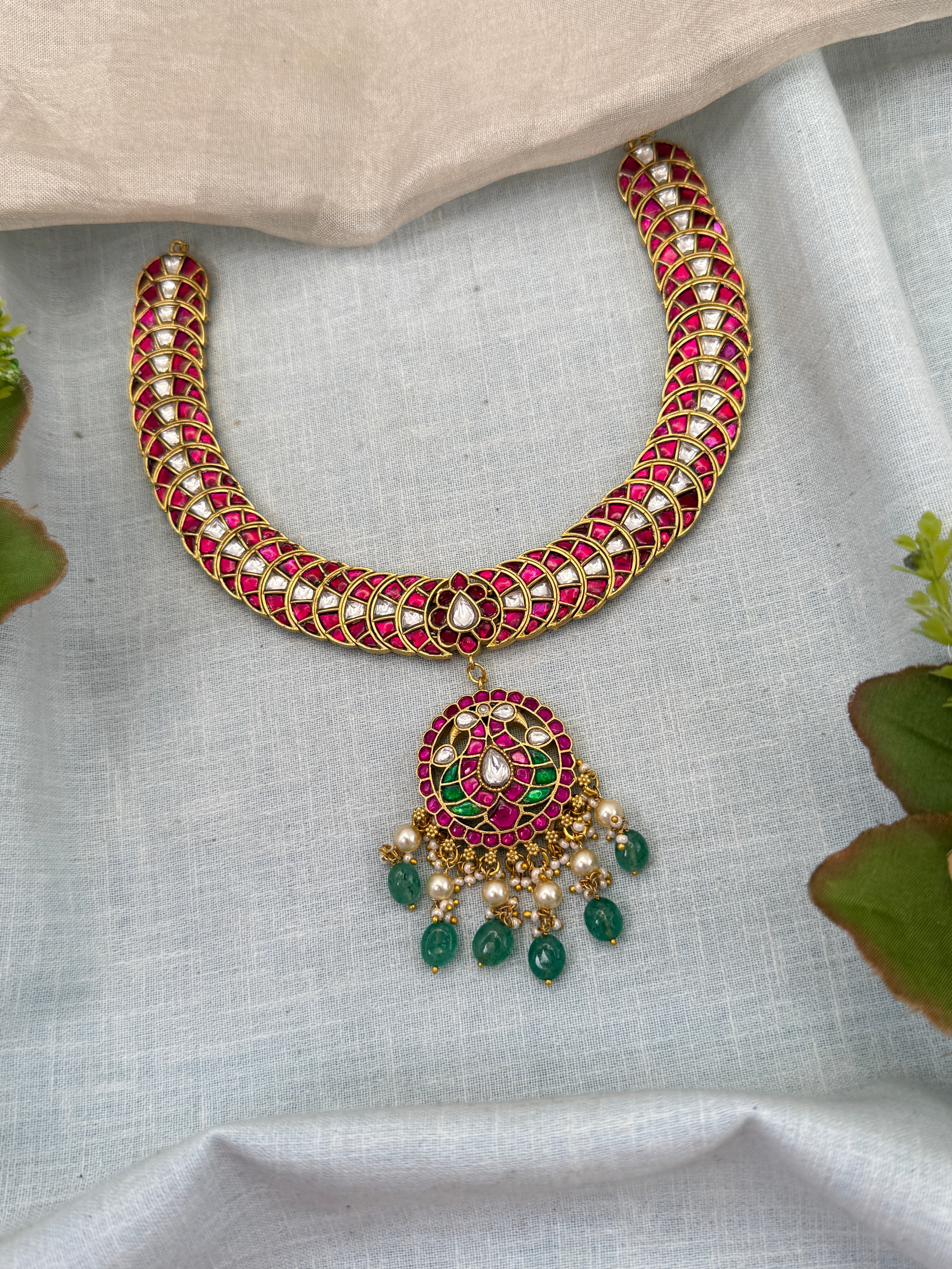 Jadau Kundan Necklace set, Bridal Jadau Kundan necklace, Kundan necklace, Jadau necklace
