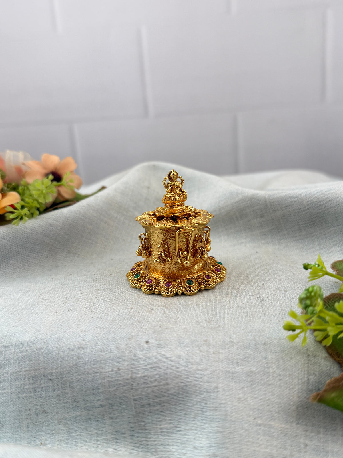 Traditional kumkum bharani for pooja, weddings and festive occasions