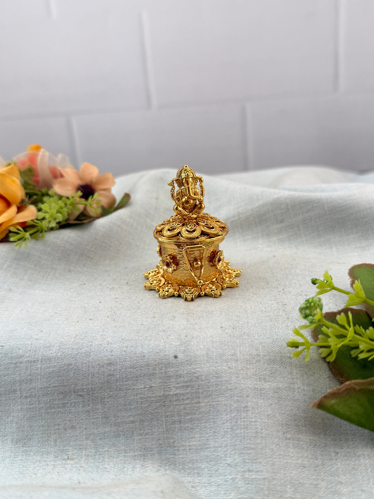 Traditional kumkum bharani for pooja, weddings and festive occasions