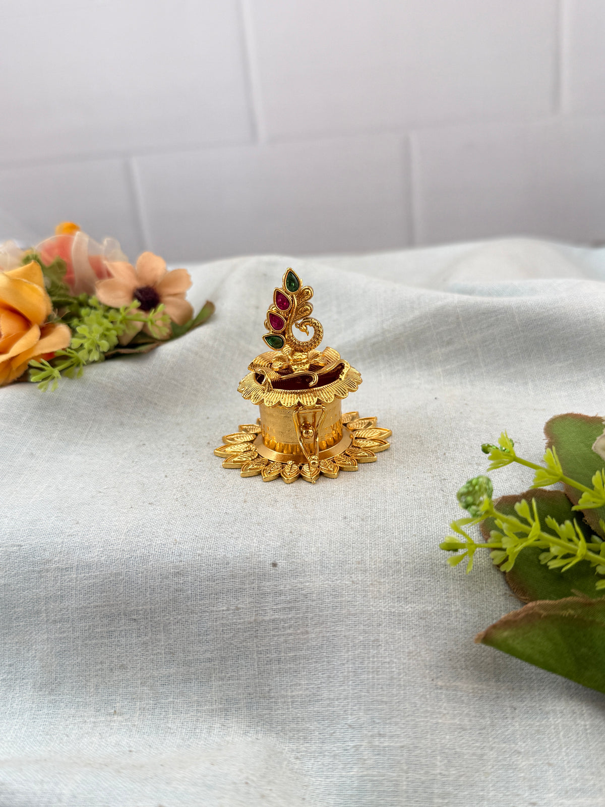 Traditional kumkum bharani for pooja, weddings and festive occasions