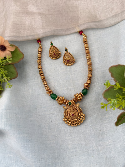 Antique Pendant Necklace Set | N0192