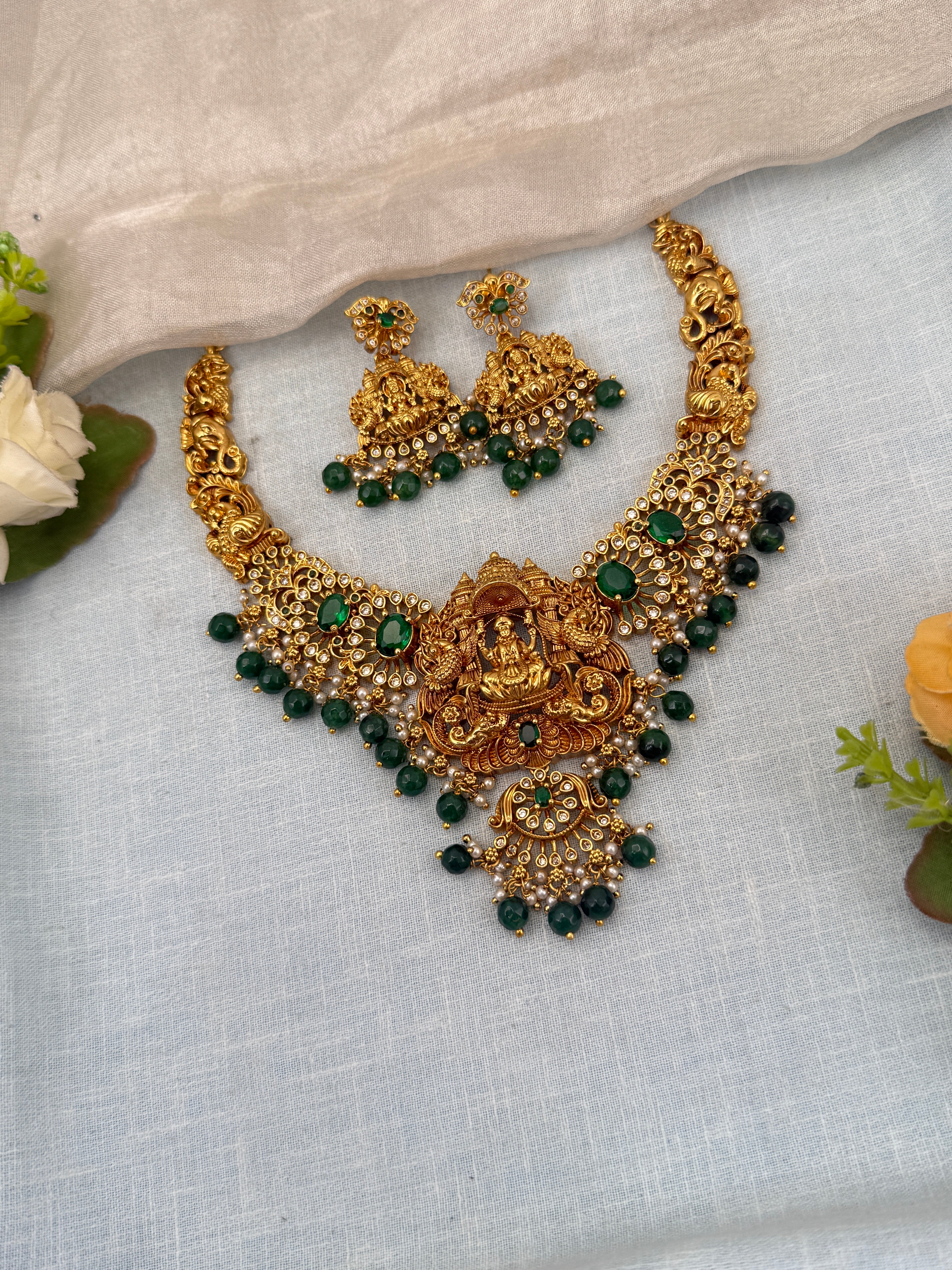 Antique Gold Necklace for Women – Traditional Ethnic Jewelry Online, bridal necklaces online