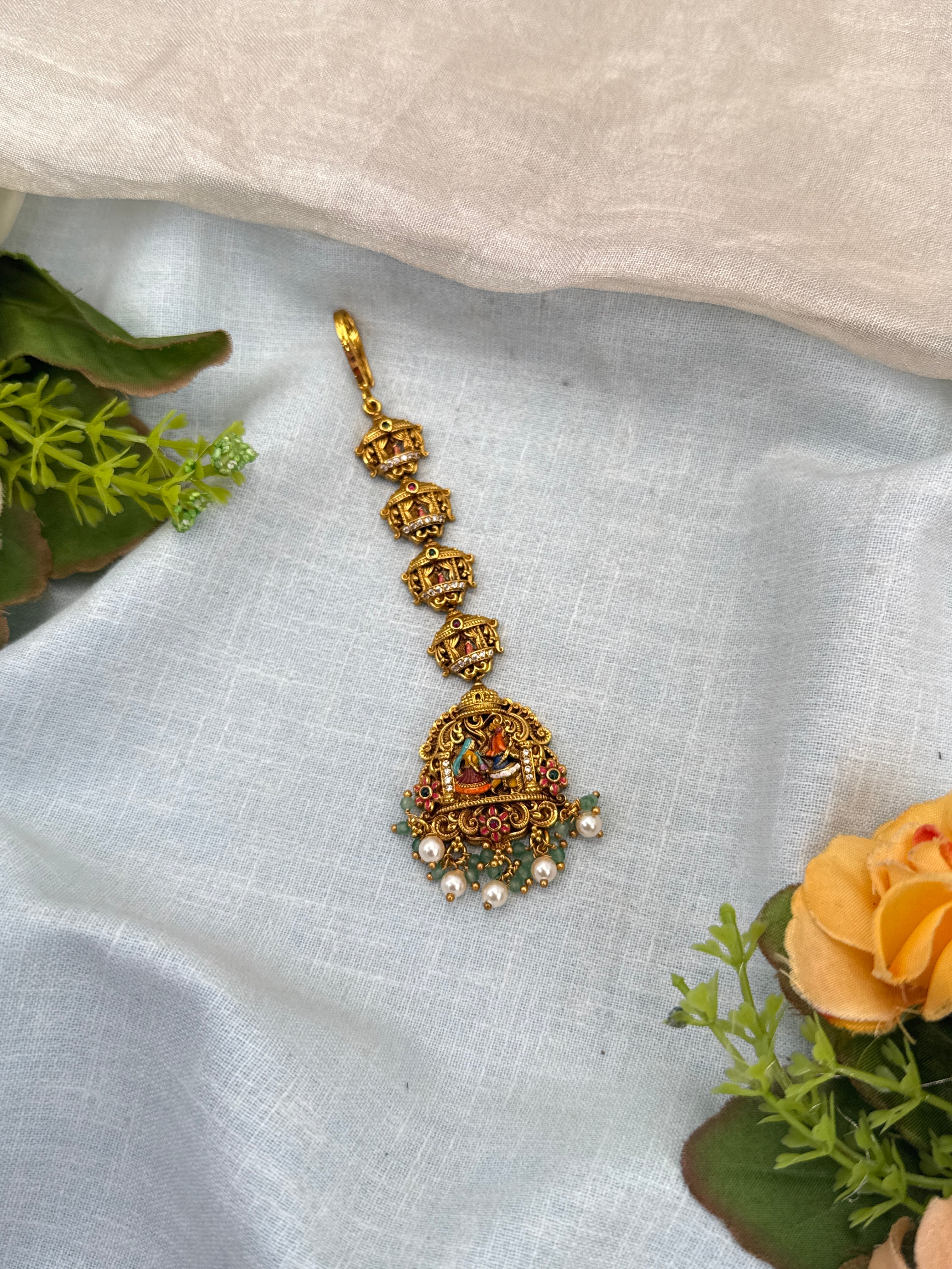 Maang tikka, maang teeka, matha patti, bridal maang tikka