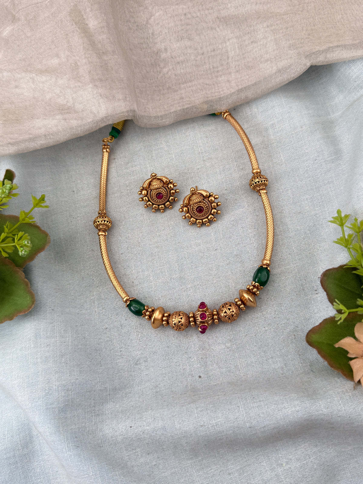 Antique Beads Necklace Set | N0170