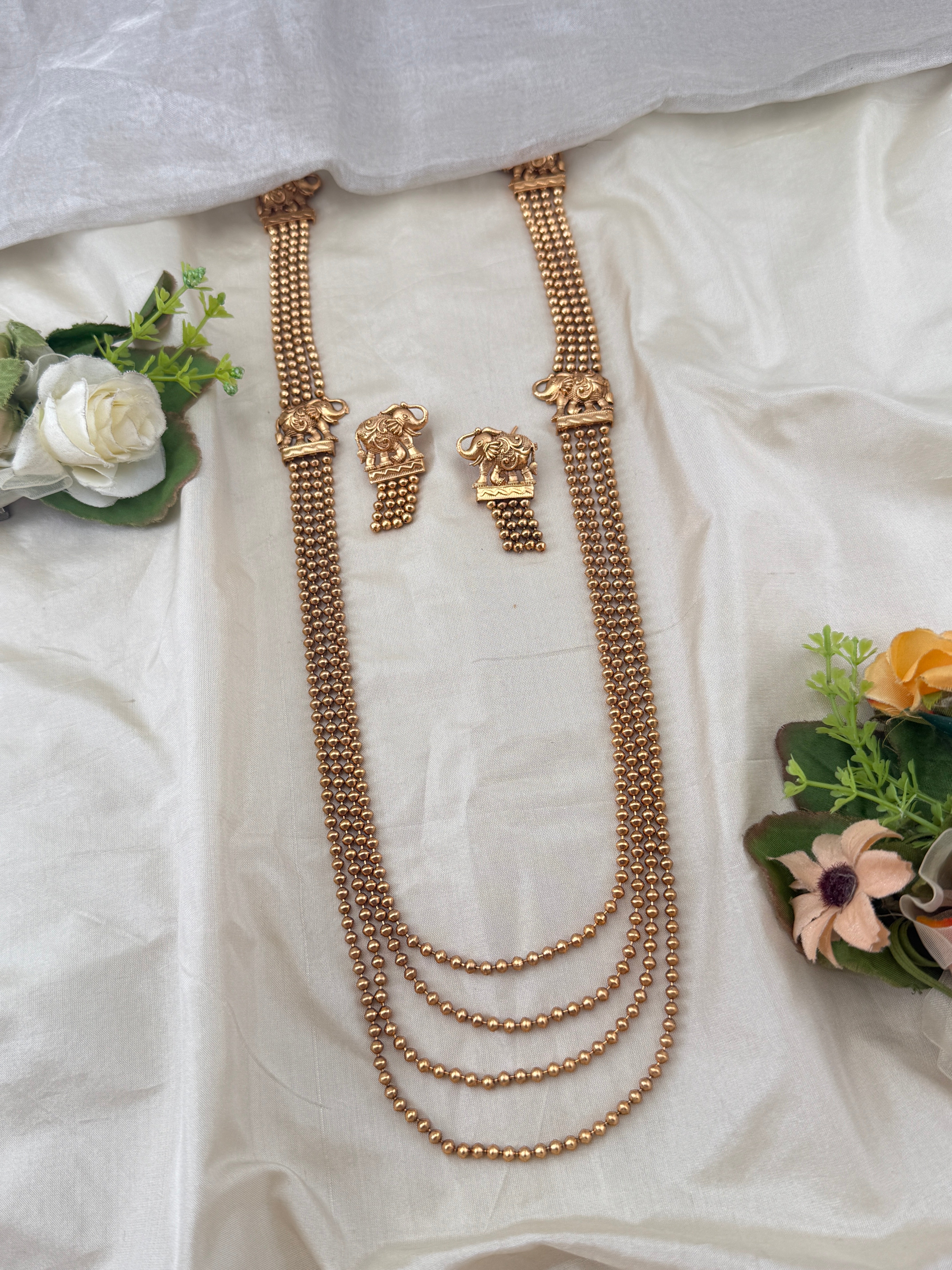 Antique temple necklace for women
