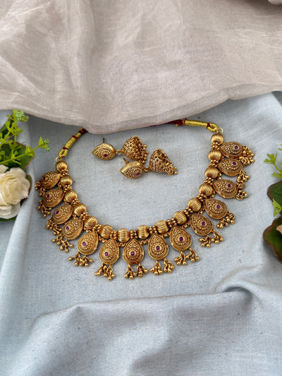 Antique Short Necklace Set | No250