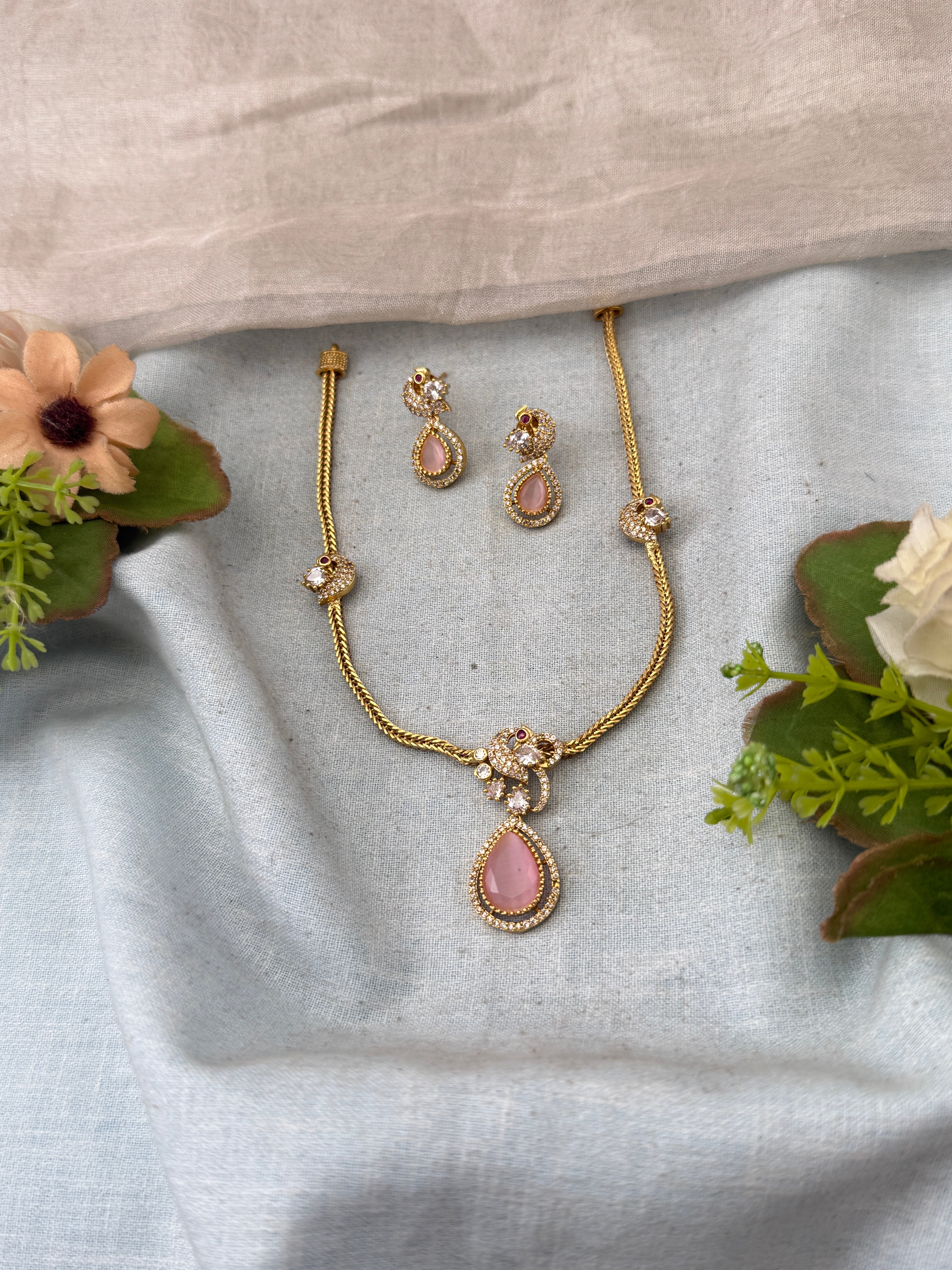 Antique temple necklace for women