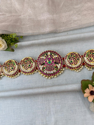 Bharatanatyam Temple Classical Waist Belt Temple in Pure Premium Brass | T0062
