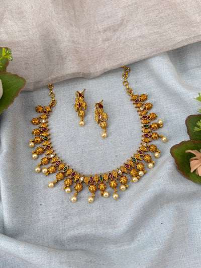 Antique Short Necklace Set | N0332
