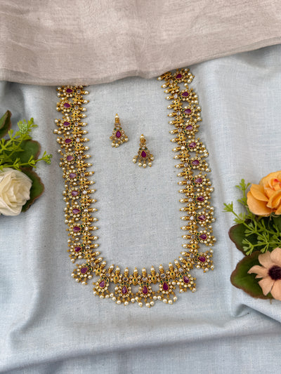 Antique temple necklace for women