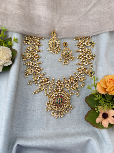 Antique temple necklace for women