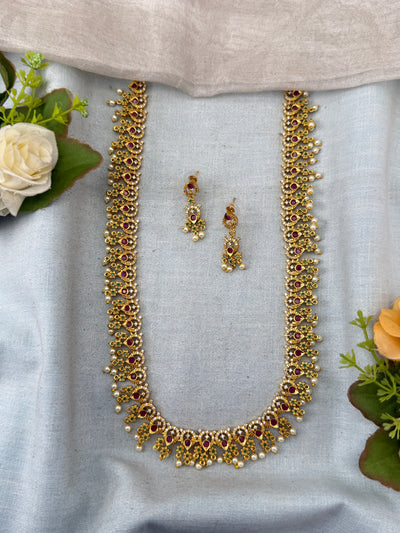 Antique temple necklace for women