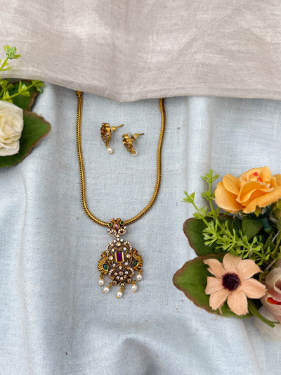Antique temple necklace for women