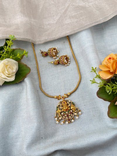 Antique temple necklace for women