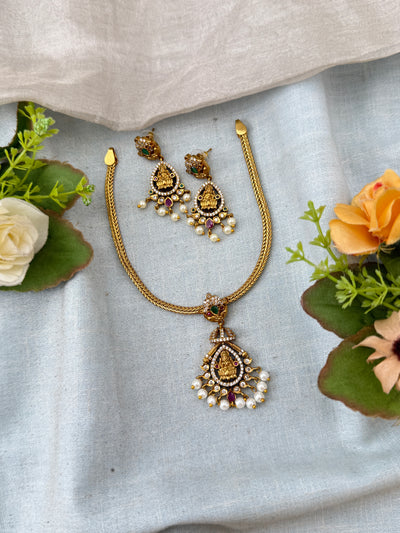 Antique temple necklace for women