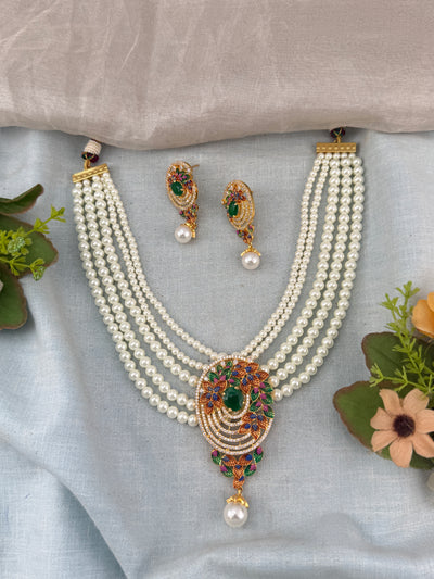Antique temple necklace for women